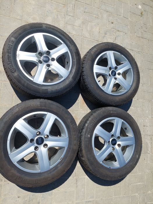 Felgi aluminiowe 16 cali 5x112 Audi VW Seat Skoda 7J ET42