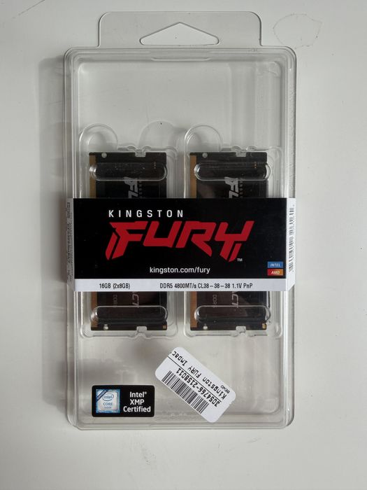 Нова оперативна пам'ять DDR5 16GB (2x8GB) Kingston Fury SO-DIMM / Crucial