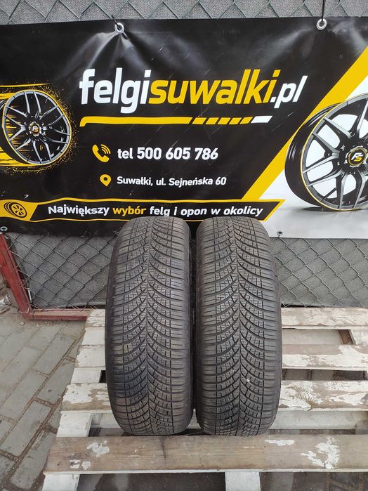 2x używane opony wielosezonowe 205/60 R16 Goodyear 2025r Gwarancja Montaż