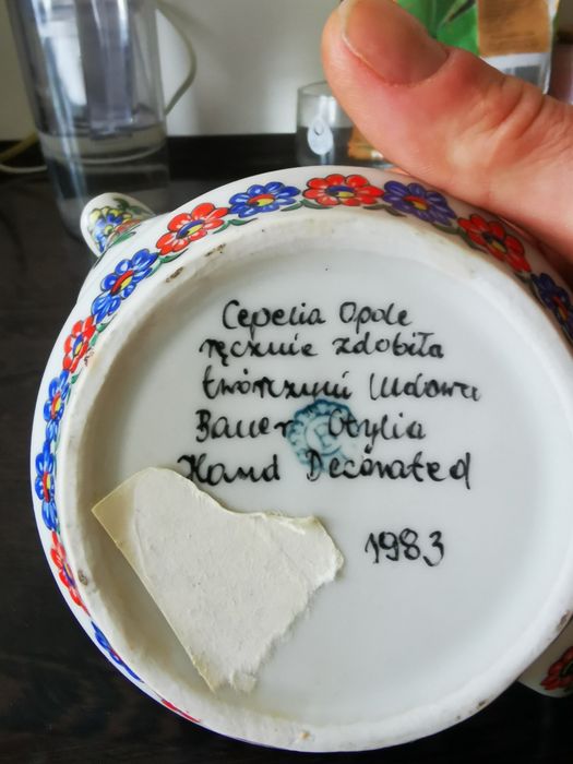 Porcelana oryginalna cepelia opole