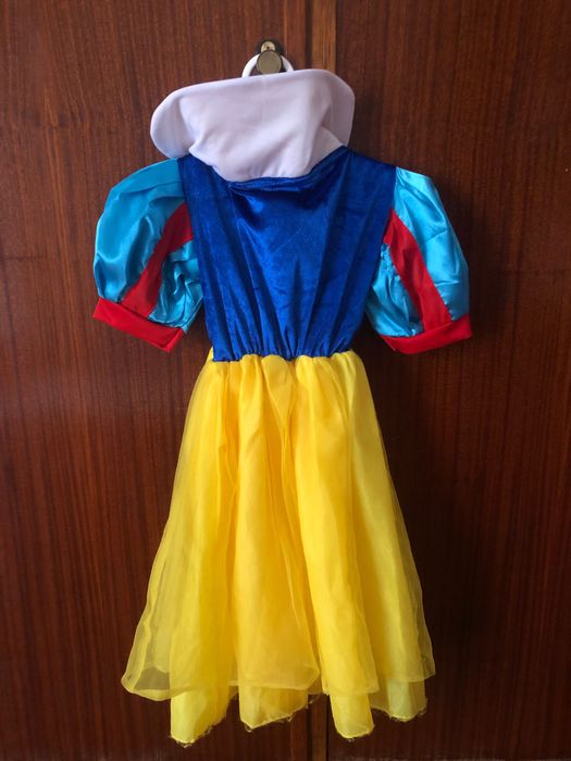 Fato de Branca de Neve menina 3/4anos