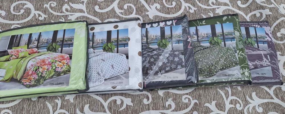 Помплект постільної білизни Viluta Velana фланель страйп сатін сатін