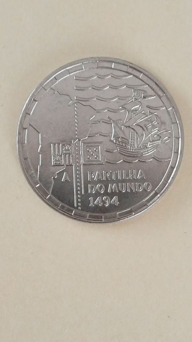 Portugal - Moeda comemorativa de 200 escudos de 1994 Partilha do Mundo