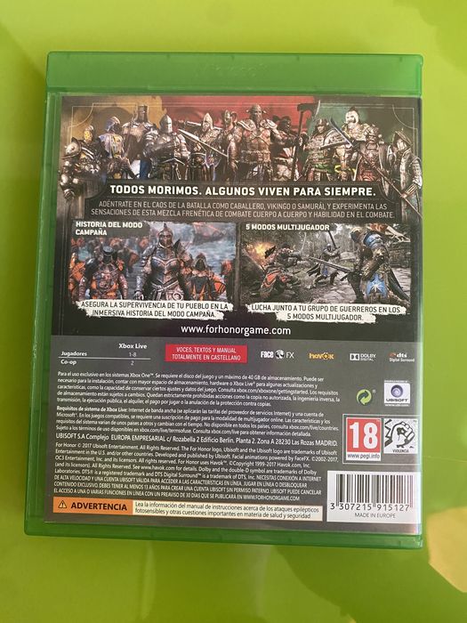 For Honor (Xbox One)64283961229057121