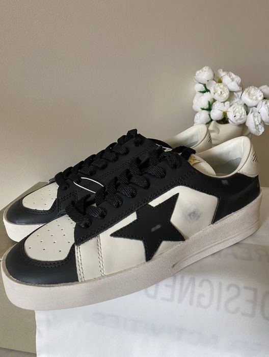 Кеди кросівки шкіряні снікерси GG Golden Goose