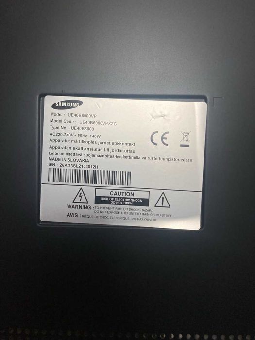 Телевізор 40" Samsung UE40B6000VP LED / Ultra Slim + Smart Tv