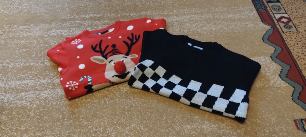 Sweter chłopięcy Bonprix 140/146 zestaw 2 szt.