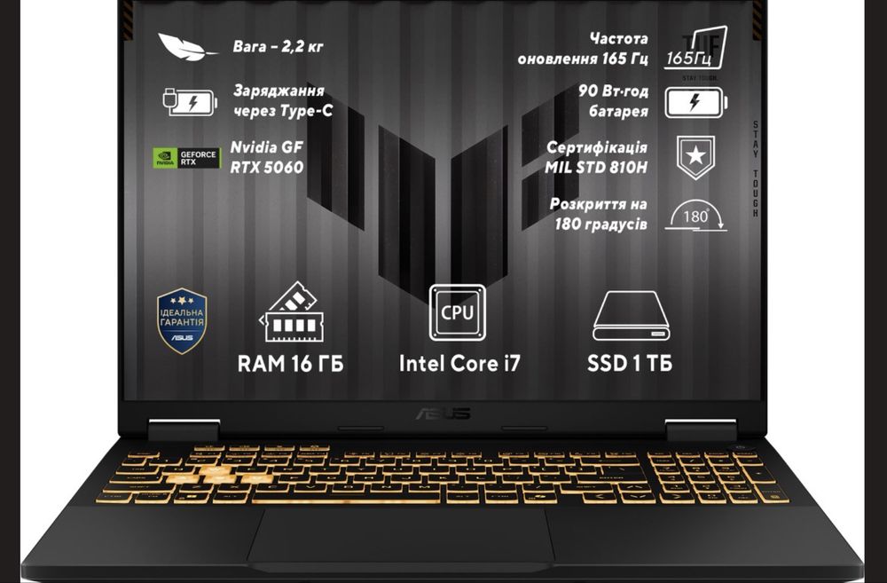 Ноутбук ASUS TUF Gaming F16 (2025)