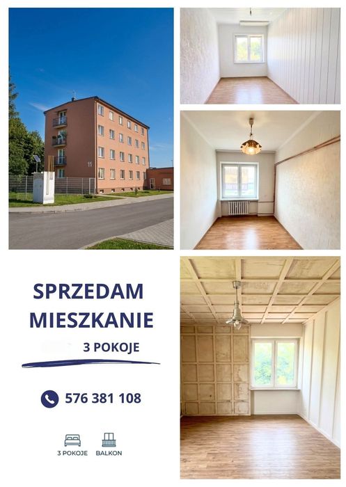 Mieszkanie 52 m/ 3 pokoje/blok z cegły/Białystok
