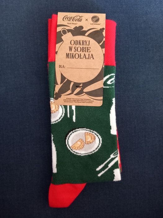 Skarpetki Coca Cola rozmiar 39-42.