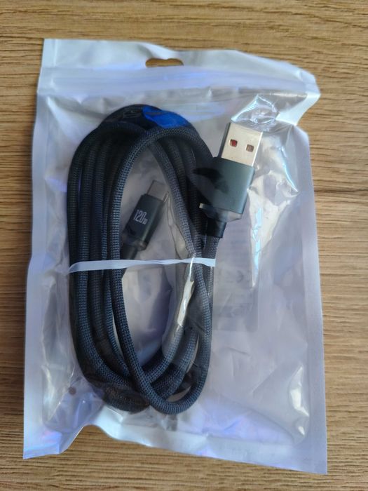 3szt. Kabel USB-A do USB-C 120 W 2m Szybkie ładowanie + transmisja danych Nowy