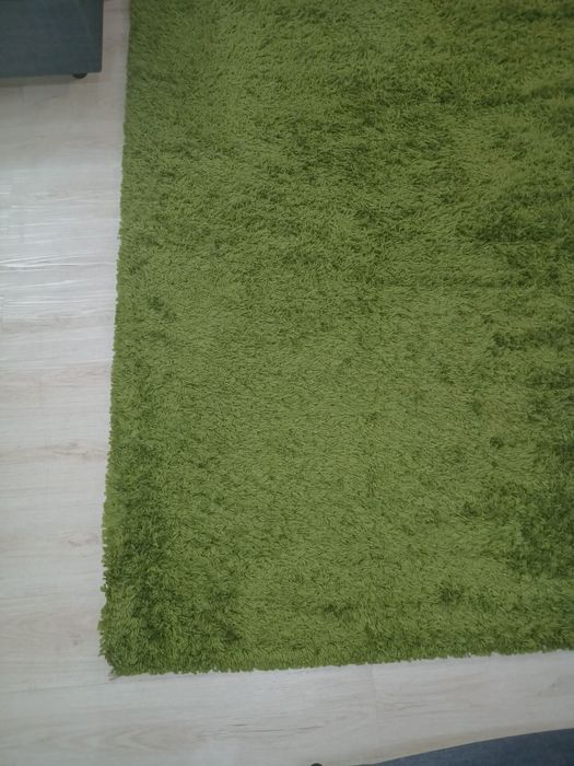 Tapete pelo comprido 133x195cm verde