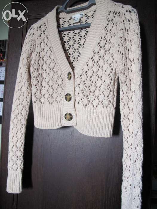 szydełkowane bolerko H&M wysyłka