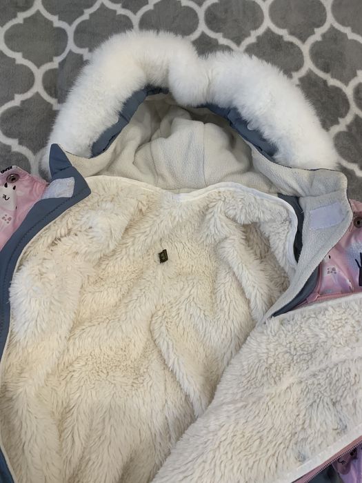 Комбинезон зимний на девочку + подарок