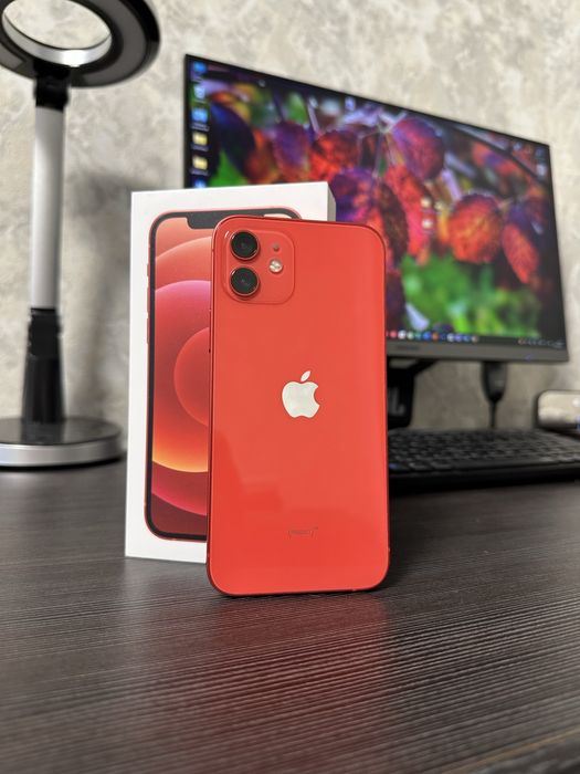 iPhone 12 64Gb • Идеал • Полный комплект • АКБ 82% • Айфон