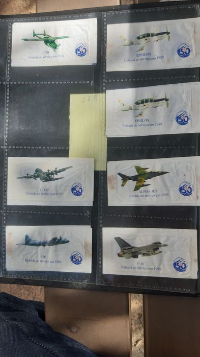 Coleção de pacotes de açúcar