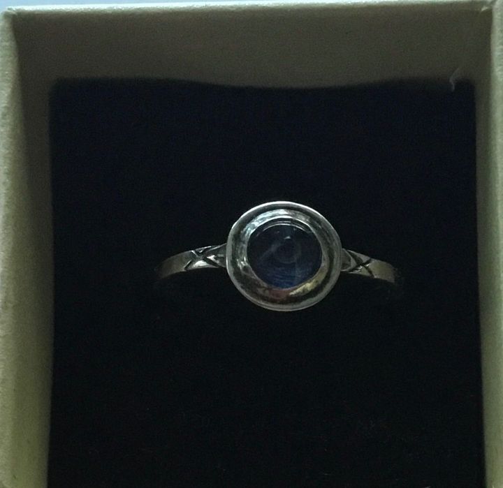 Srebrny pierścionek, Hałatek, rozmiar 15