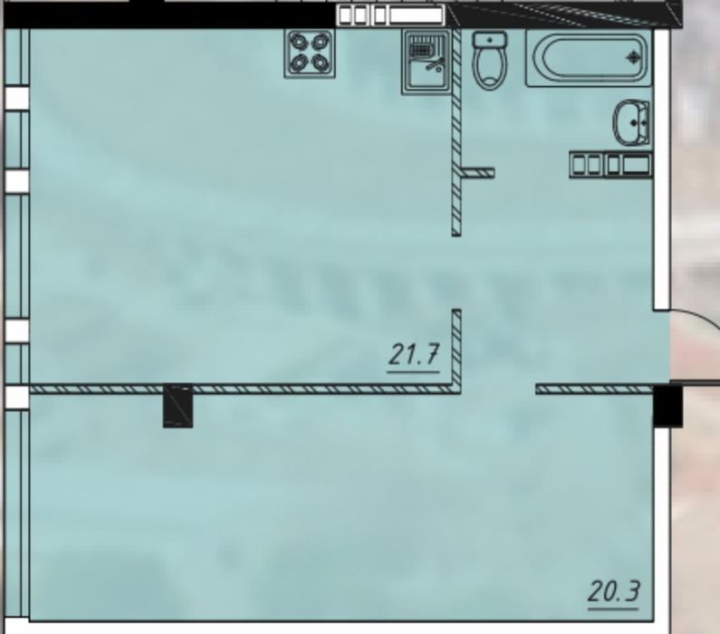 2-комнатная квартира по адресу ул. Инглези (площадь 52 м²) - Atlanta.ua - фото 8
