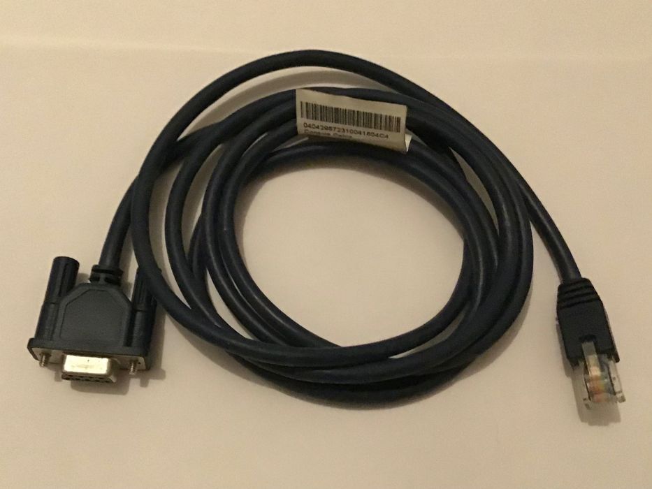 Cabo serial DB9 femea para RJ45