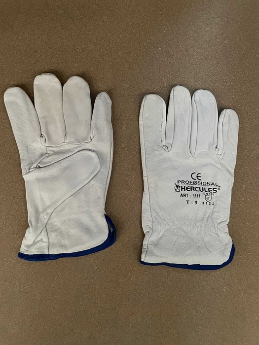 Luvas de Trabalho em Pele.