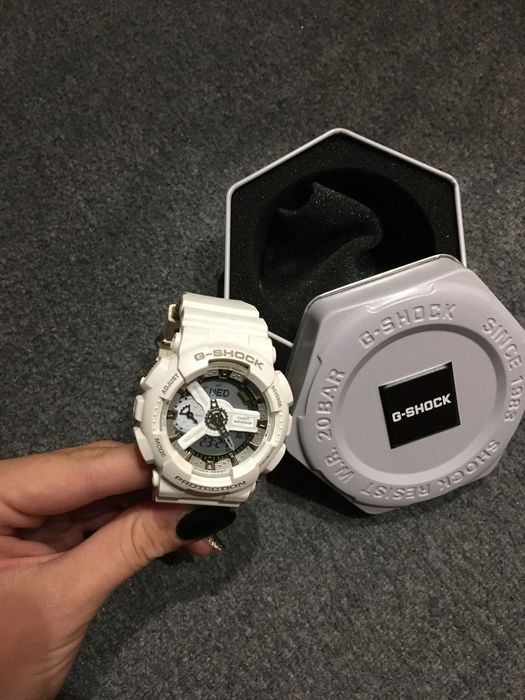 Zegarek Casio G-SHOCK gshock GMA-S110CM-7A2 biały