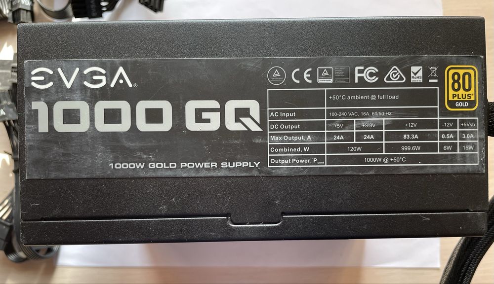 Блок живлення EVGA SuperNova 1000GQ