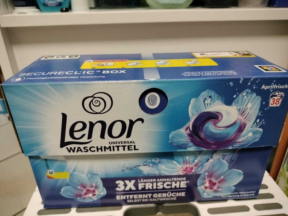 Niemieckie kapsułki do prania Lenor 38 prań