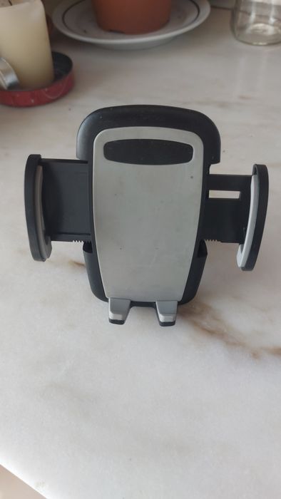 Suporte Smartphone Automóvel Inferior Polímero Preto