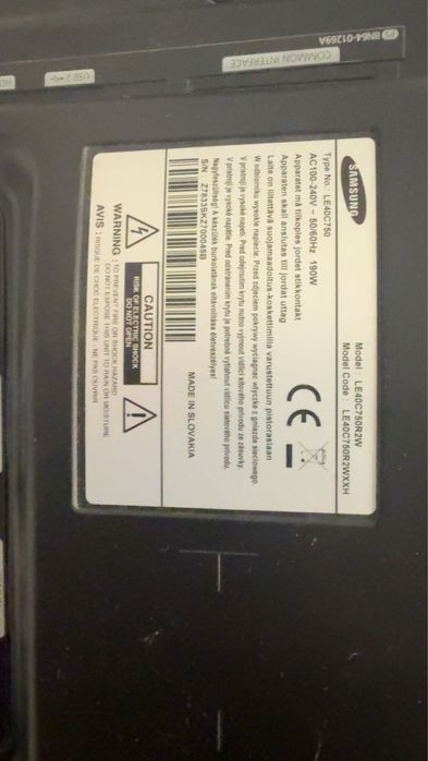 telewizor samsung 40cali