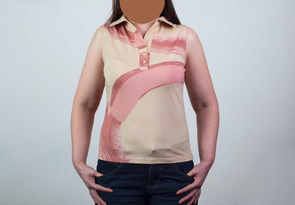 Bluzka z kołnierzykiem