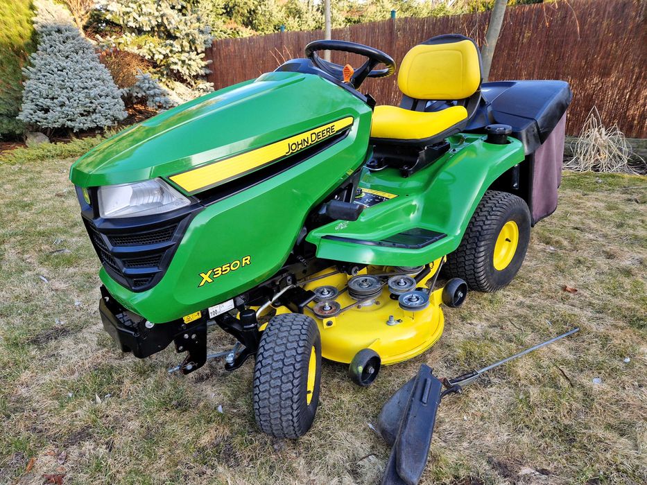 Traktorek kosiarka John Deere x350 r - nowy model stan znakomity!!