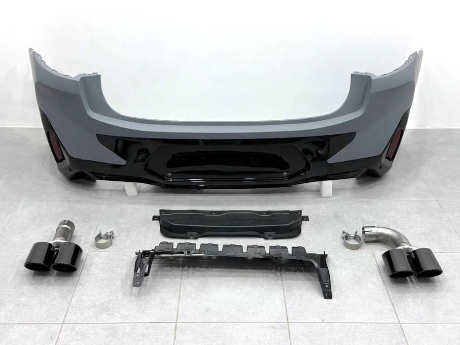 Рестайлинг комплект обвеса X4M F98 2022+ для BMW X4 G02 F98 2018-2021 комплект бампер пороги фари БМВ х4 г02 ф98 мпакет