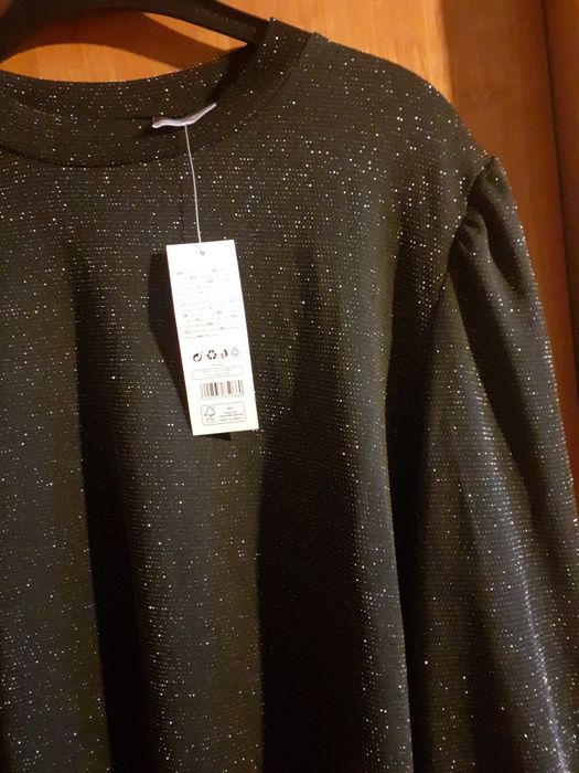 Bluzka wizytowa świąteczną czarna