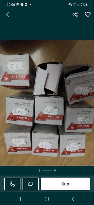 Żarówki 25,60,75,100