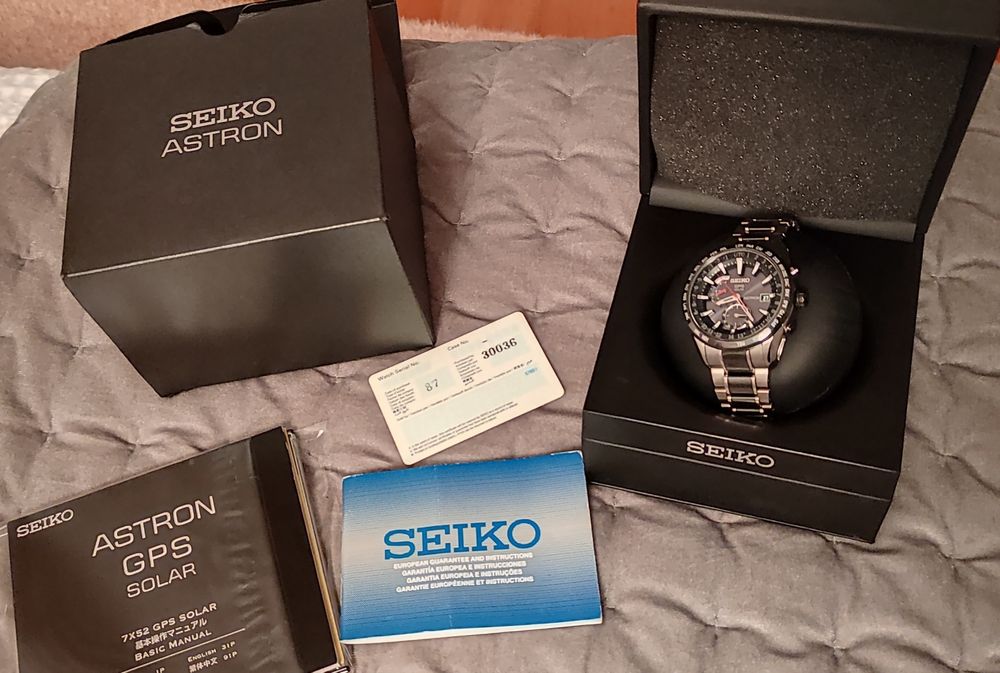 Vendo ou troco Seiko Astron GPS solar Titanium bike estrada BTT