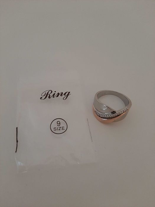 Anel banhado prata S925