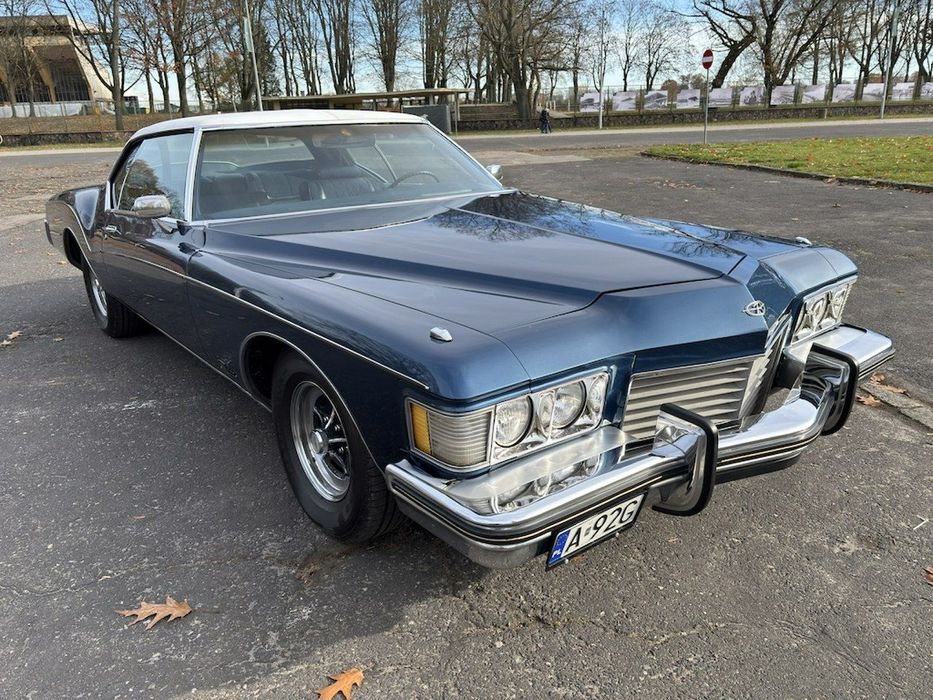 Buick Riviera Buick Riviera 1973 – V8 455, automat, granat / biały vinyl