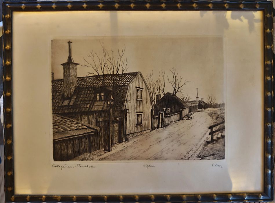 Kolekcja 6 oryginalnych grafik – Sztokholm i Skandynawia lata 30.–50.