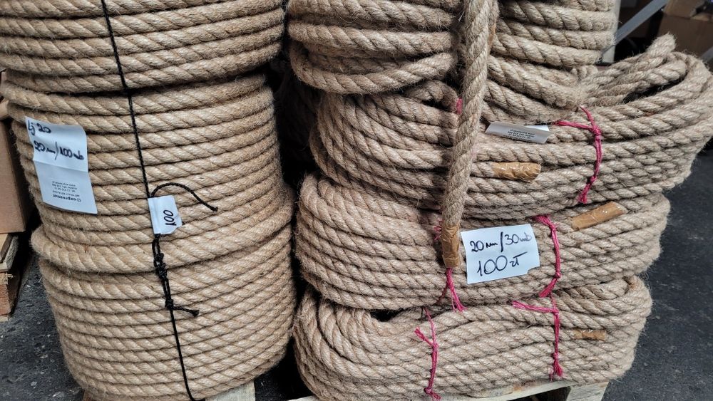 LINA JUTOWA fi 10,12,fi 15,fi 17,fi 20 Powróz Sznur PROMOCJA