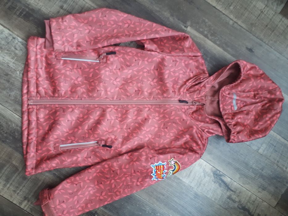 Softshell dziewczęcy r 110/116