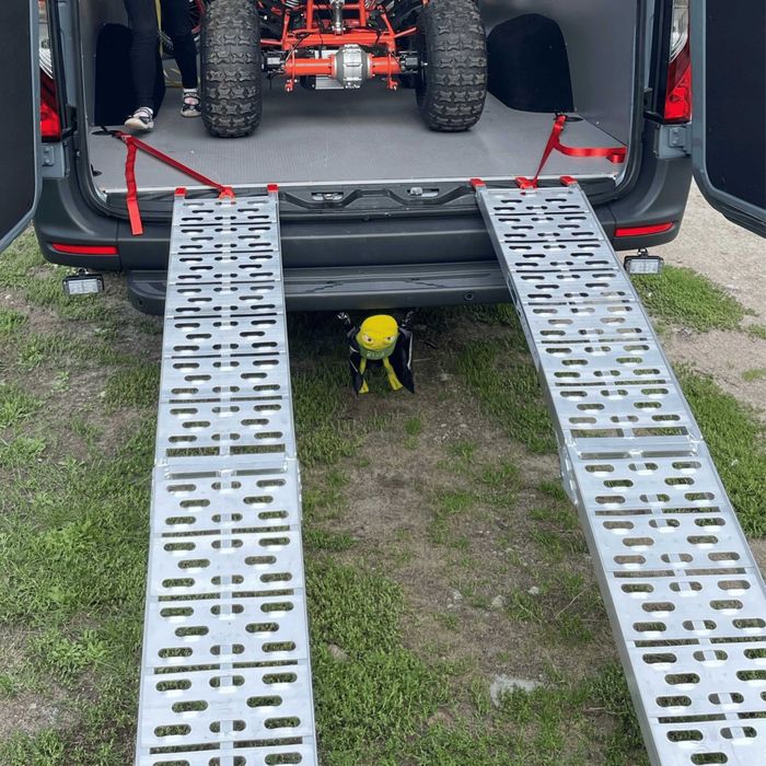 Najazdy Aluminiowe Najazd do Quada Motoru Rampy Najazdowe składane 228 cm 680 kg