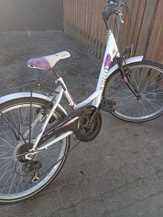 Rower dziecięcy 24 cale dla dziewczynki