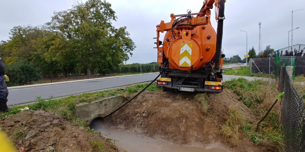 Czyszczenie odmulanie przepustów, udrożnianie kanalizacji WUKO