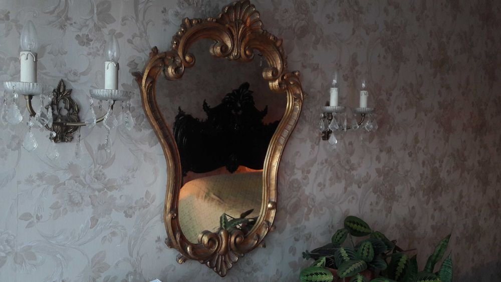 Candeeiro de teto, lustre de 6 lâmpadas & Par de apliques de parede