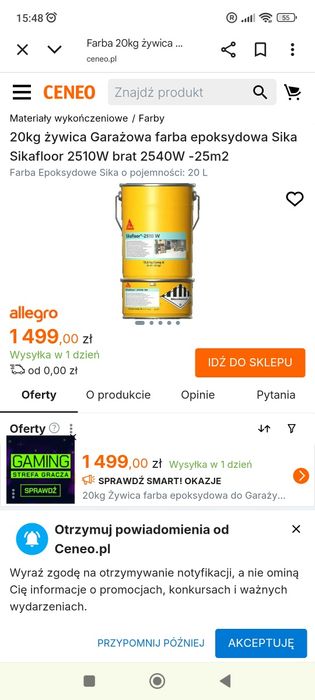 Farba garażowa silikonowa oraz do izolacji piwnicy rowerowni