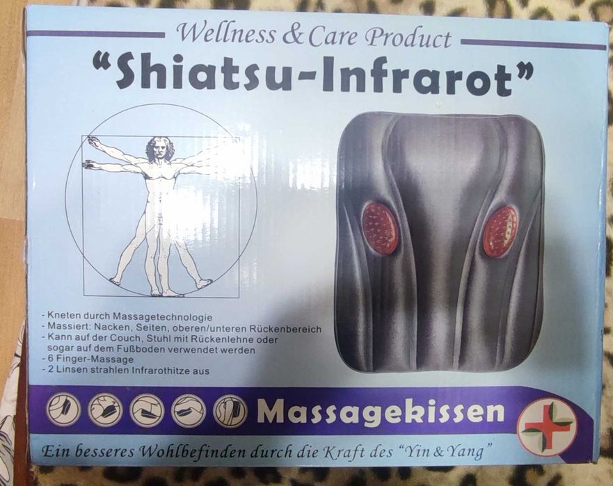 Poduszka masująca SHIATSU-INFRA