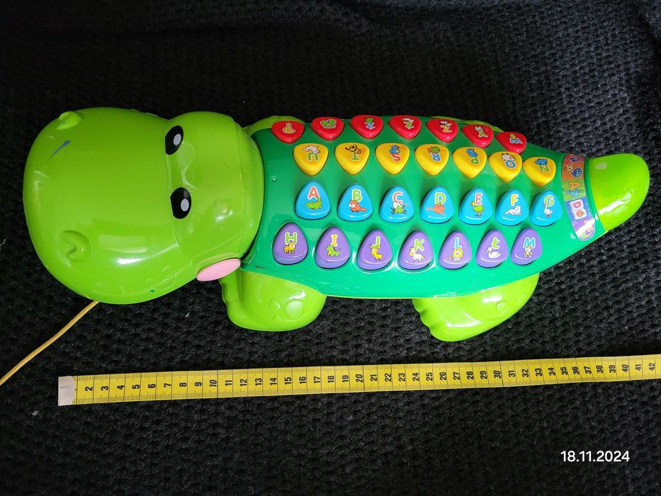Krokodyl aligator alfabet