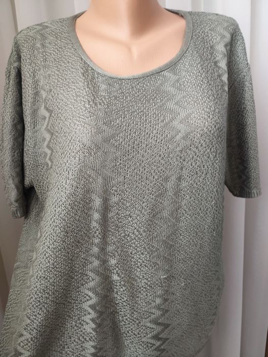 Zielona Bluzka sweterek Damart 42 44 2xl 4xl