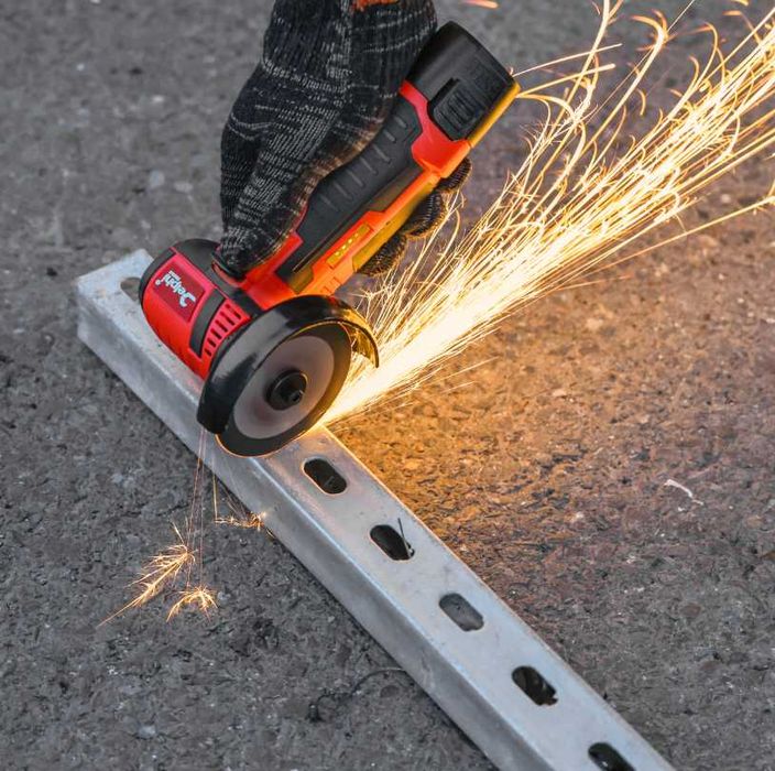 Kątówka SZLIFIERKA KĄTOWA Akumulatorowa Bezszczotkowa 2AKU WYPRZEDAŻ