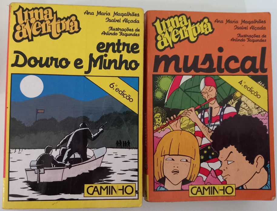 Livros Uma Aventura de Isabel Alçada e Ana Maria Magalhães